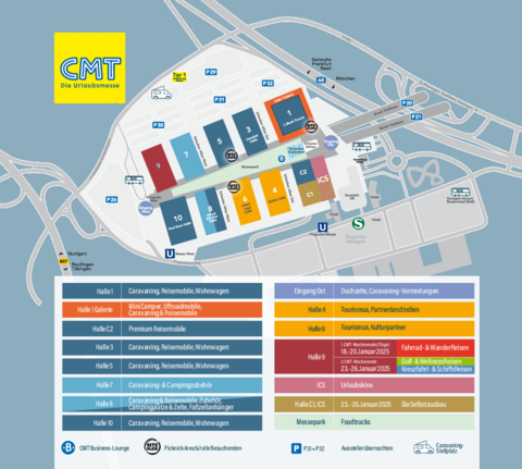 Messe Stuttgart - Interaktiver Hallenplan  Messe Stuttgart