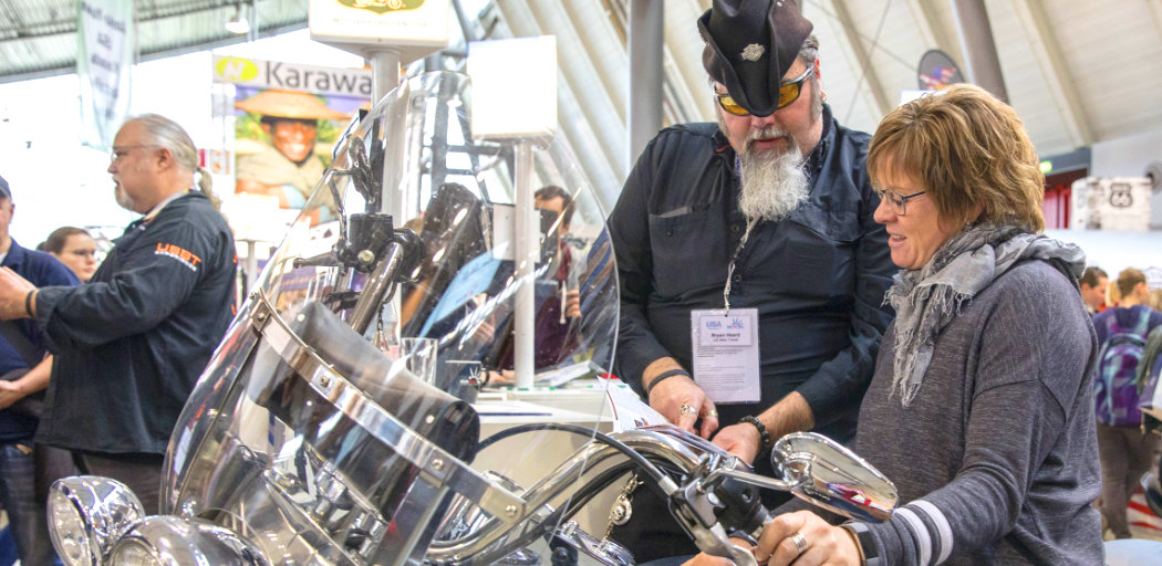 Die Motorgalerie in Halle 1