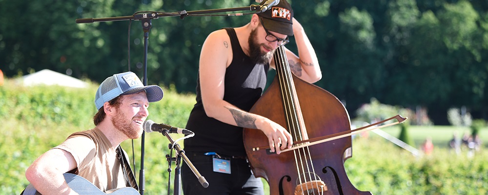 Straßenmusikfestival exklusiv zu Gast