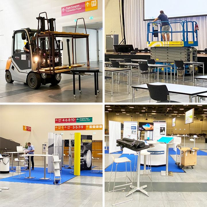 Wir hören wieder altbekannte Geräusche. Im ICS läuft der Aufbau für das AMB Technologieforum - unser erstes eigenes Präsenz-Event im Zuge des #Restarts!??? Wir können es kaum erwarten, dass die Veranstaltung morgen ihr Türen öffnet und...