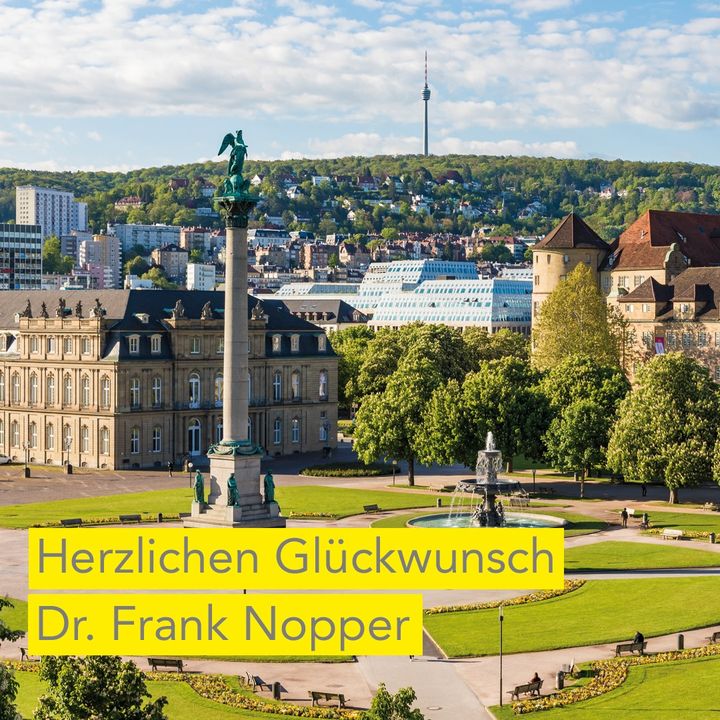 Wir gratulieren unserem ehemaligen Kollegen Dr. Frank Nopper zur gewonnen OB-Wahl in Stuttgart.? Für das neue Amt als Oberbürgermeister der Stadt wünschen wir Ihnen viel Erfolg und alles Gute. Kommen Sie uns doch bald mal wieder besuchen.?

Bi...