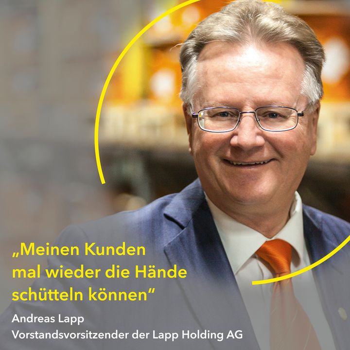#mittenimmarkt
Welchen Mehrwert Messen für die Wirtschaft haben, davon kann Andreas Lapp ein Lied singen. In manchen Branchen werden bis zu 40% der Aufträge am Messestand unterschrieben, weiß der Vorstandsvorsitzende der Lapp Holding AG. Das ist ein wi...