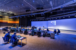 © Messe Stuttgart Redner und Technik der virtuellen Hauptversammlung