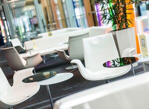 © Messe Stuttgart  Detailaufnahme der Möblierung