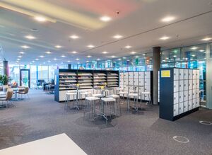 © Messe Stuttgart  Schließfächer zum Verstauen wichtiger Gegenstände