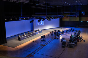 © Messe Stuttgart Das Streaming Studio im Kongresssaal C1