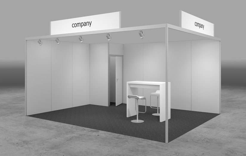 Systemstand FLAT Overview of the structure Modular Stand System FLAT.