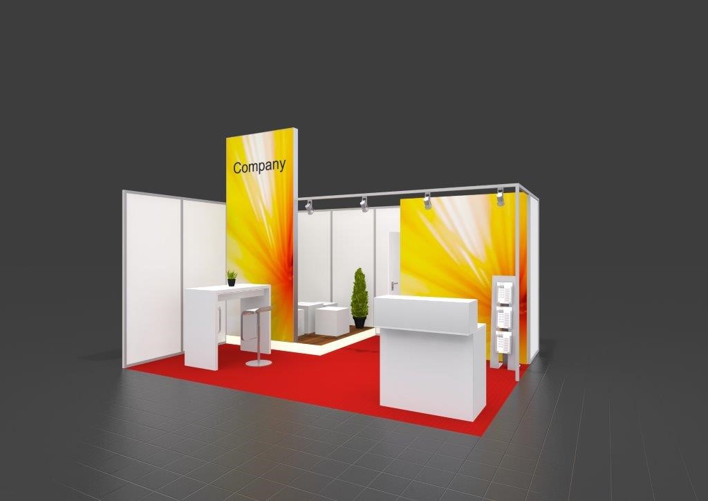 Example of an exhibition booth