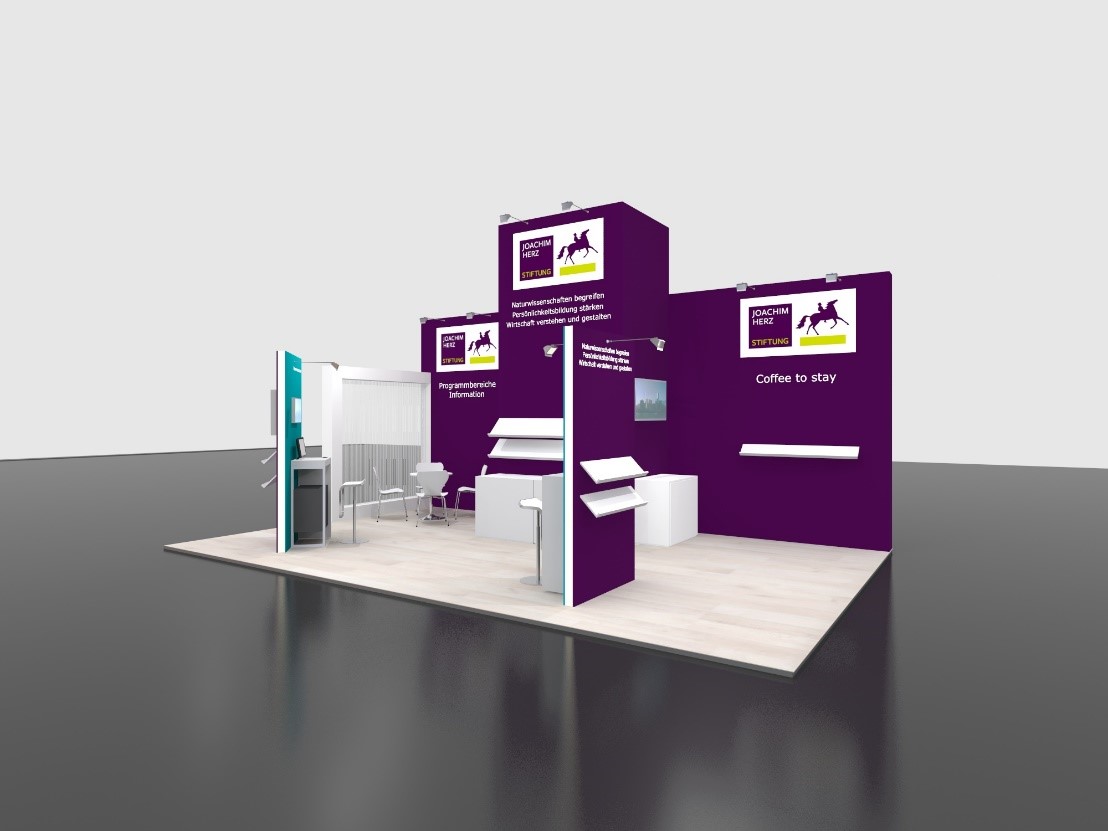 Example of an exhibition booth