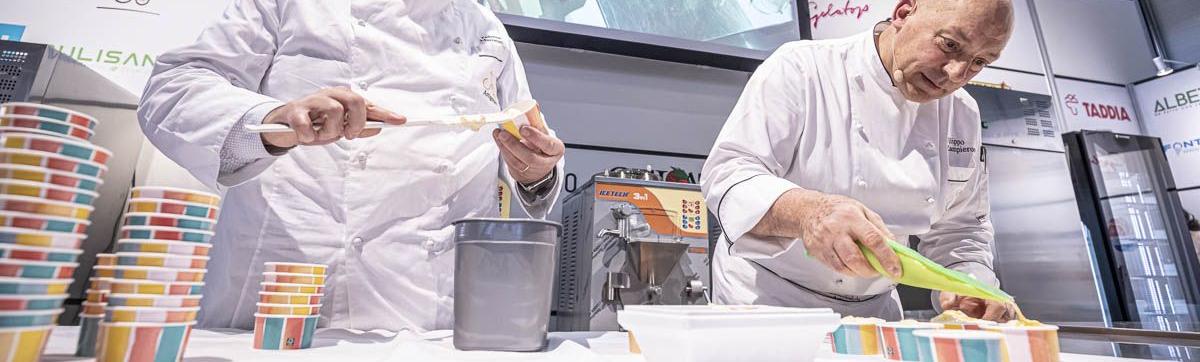 Live-Demonstrationen der Eisprofis