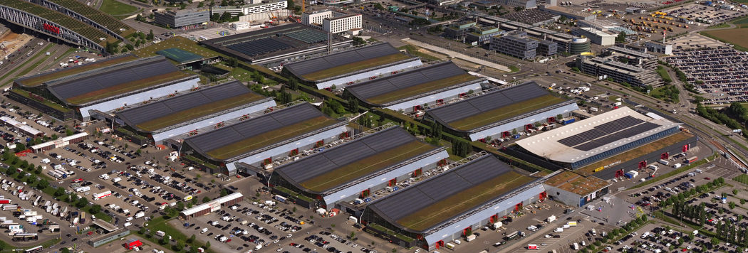 Overview exhibition halls