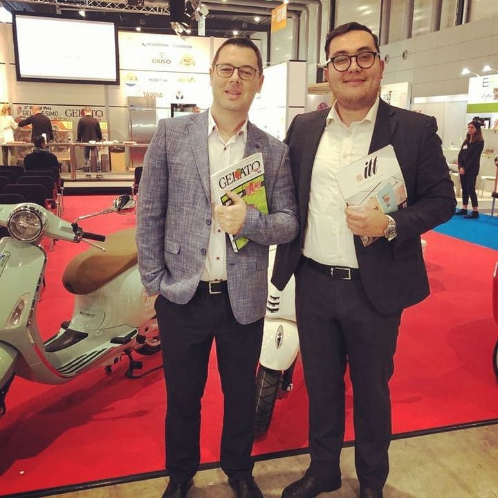 Der Eisprofi BalazsDamniczki ist heute zu Besuch auf der #Gelatissimo ??
#dabeiseinistalles
