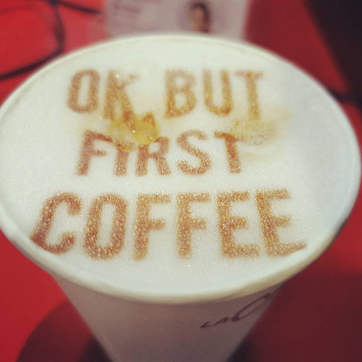 But first coffee ☝️☕
#coffelover #coffee #coffeetime #barista #butfirstcoffee #dabeiseinistalles #Intergastra2020