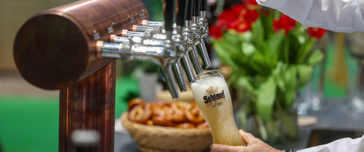 Biergarten der regionalen Vielfalt