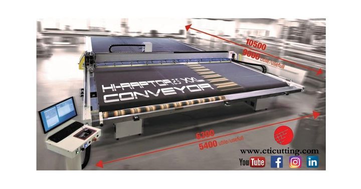 With the "Hi-Raptor 2.5 XXL Conveyor" from Cutting Trading International, there are no limits to technology evolution and customizations! Discover at R+T digital all the technologies and specific cutting machines of Cutting Trading International, espec...