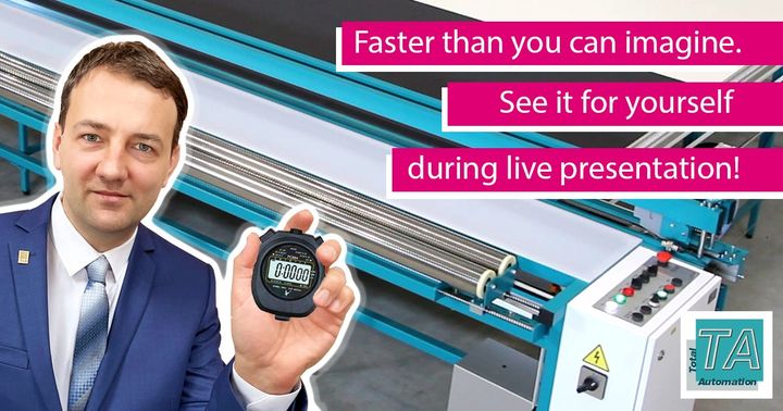 Join the live presentations of TA, THE leading producer of fabric cutting equipment in Russia and CIS countries!
The live presentations will take place every day during R+T digital. Participation is free of charge. In addition, each attendee will recei...