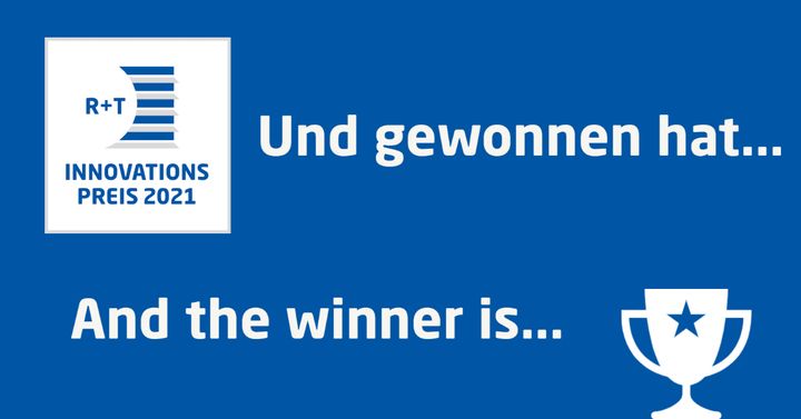 We have a result! Tonight the prestigious R+T Innovation Award was given for the 11. th time.

Out of around 100 submissions approved for preliminary jurisdiction, 38 nominations from ten countries emerged. These have now presented the R+T innovation a...