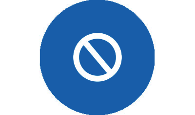 Icon access prohibited