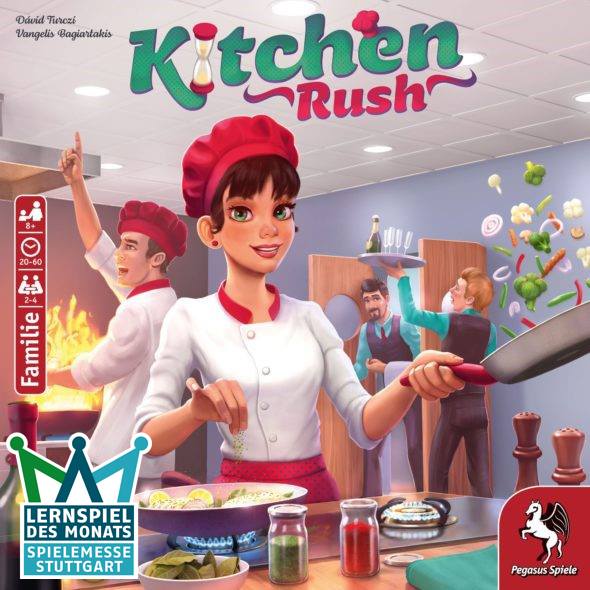 ?Der Lernspielpreis des Monats Januar 2021?

Kitchen Rush!

Eine Restaurantküche in Echtzeit führen! Das bedeutet Hektik, Spaß, kluge Überlegung – und stellt hohe Anforderungen an Kooperation und Teamwork

Sind genügend saubere Teller da?...