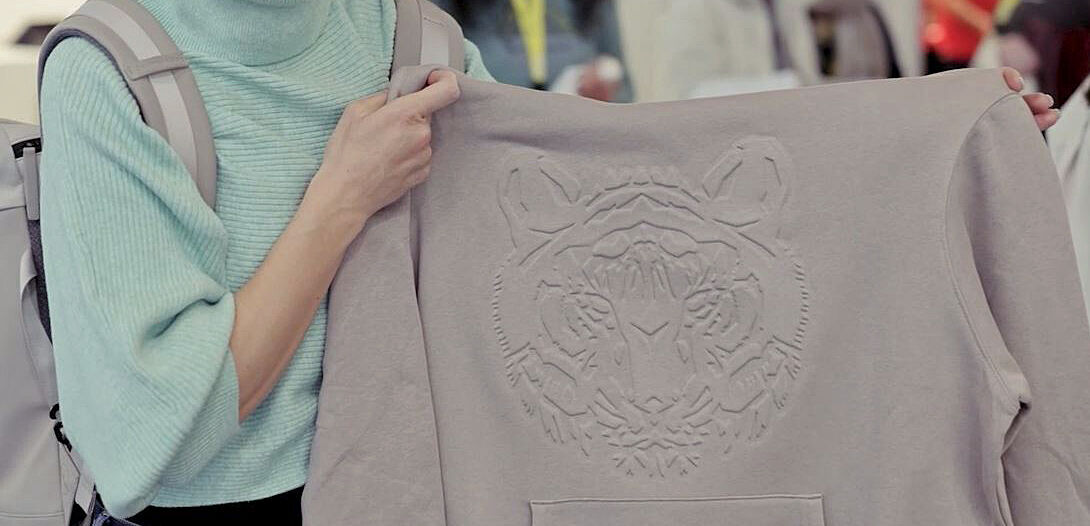TecCheck Area Embossing in textile finishing