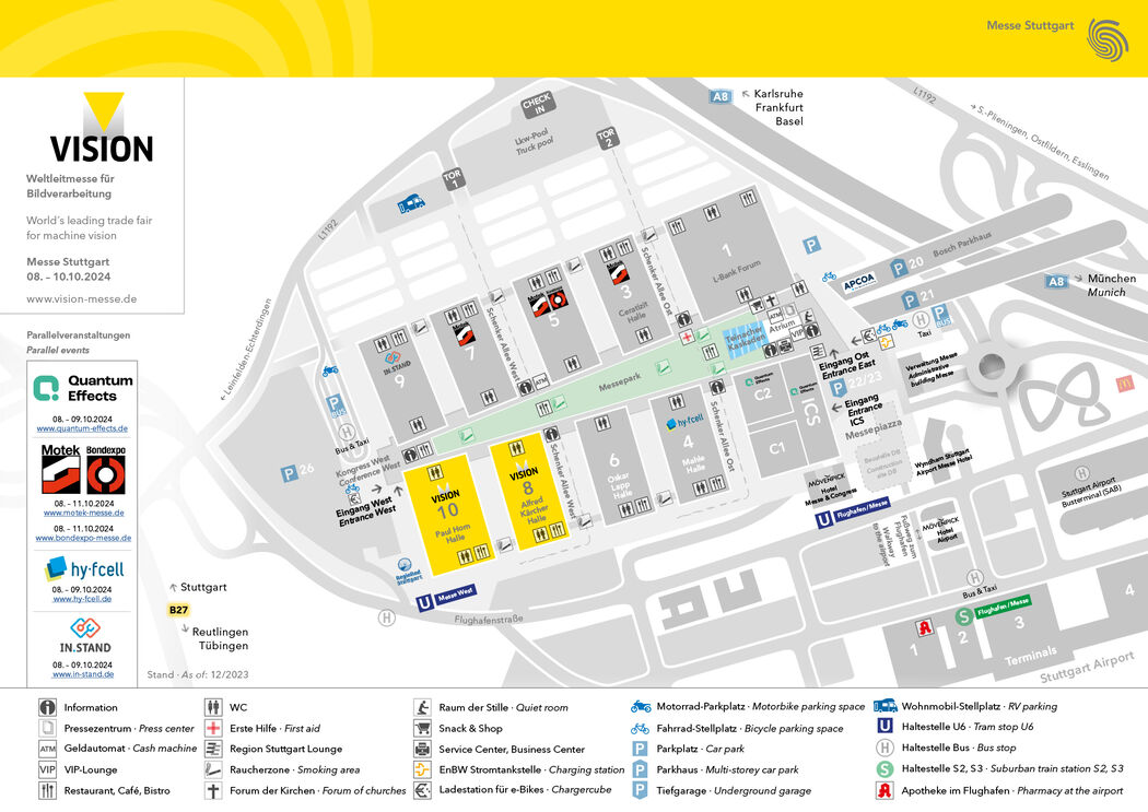 VISION - Site plan  Messe Stuttgart