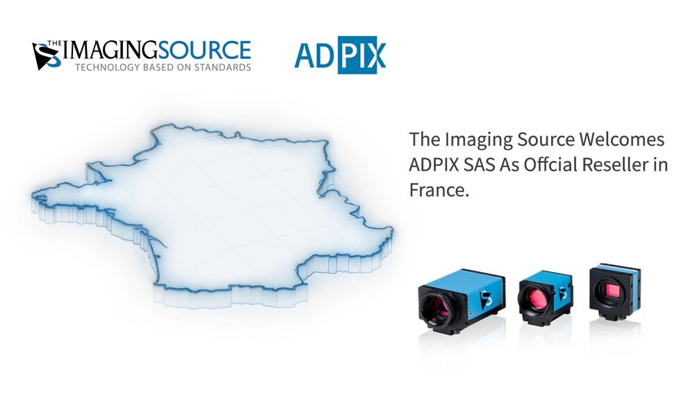 The Imaging Source partners with ADPIX SAS to expand industrial camera sales in France