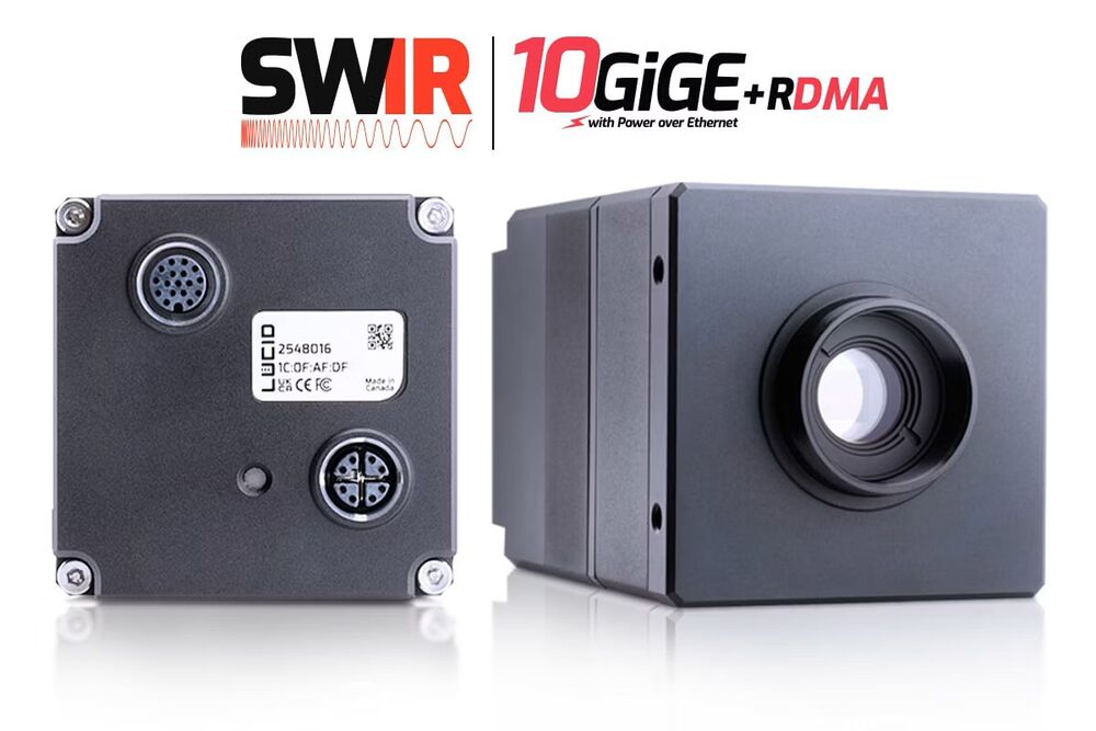 LUCID releases Atlas10 SWIR cameras with Sony IMX992/993 sensors and integrated TEC cooling