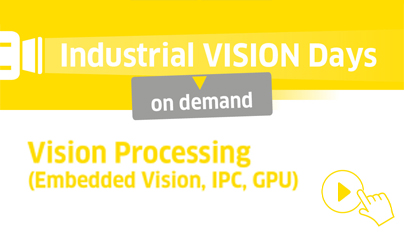 Industrial VISION Days on demand