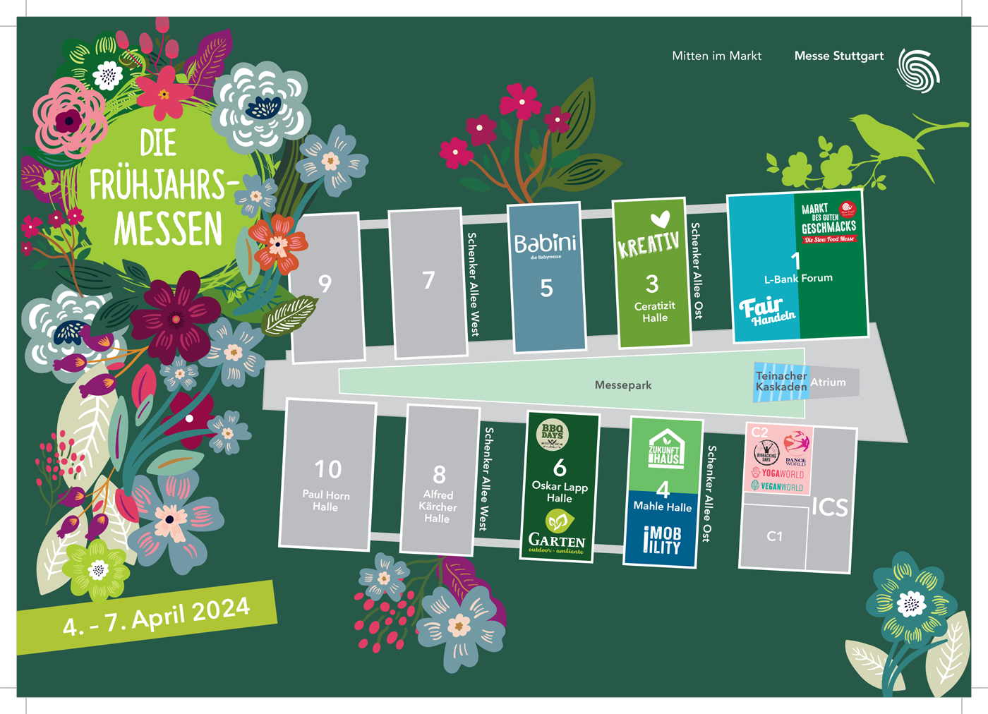 Zukunft Haus Hallenplan Messe Stuttgart
